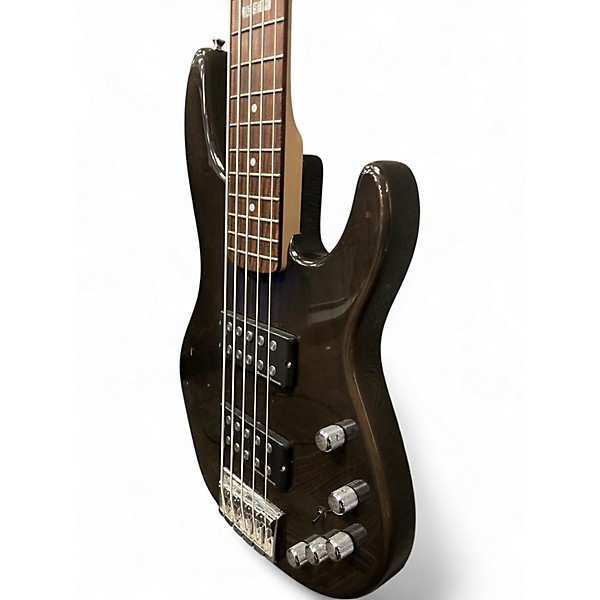 Used ESP E-II AP-5 5-String Trans Black Electric Bass Guitar