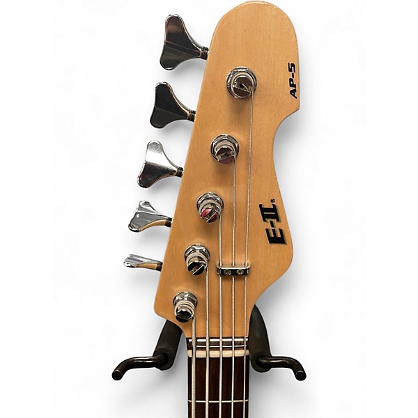 Used ESP E-II AP-5 5-String Trans Black Electric Bass Guitar