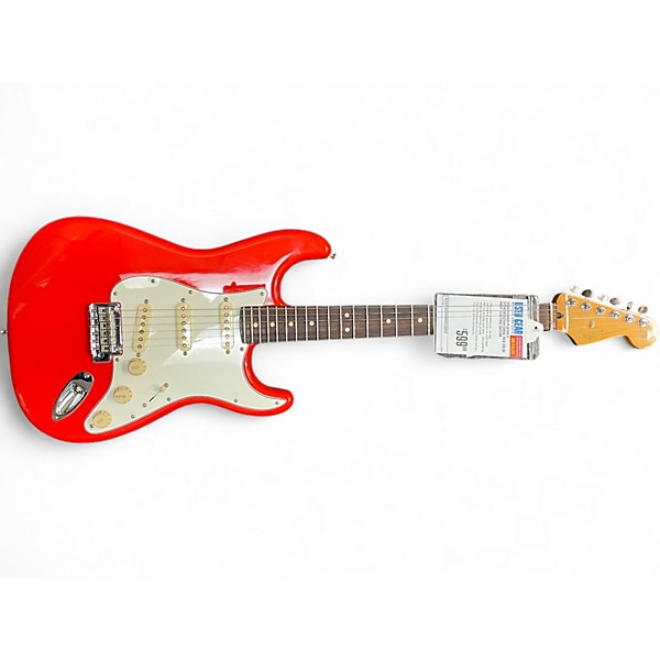 Used Fender Player II Stratocaster Coral Red Solid Body Electric Guitar