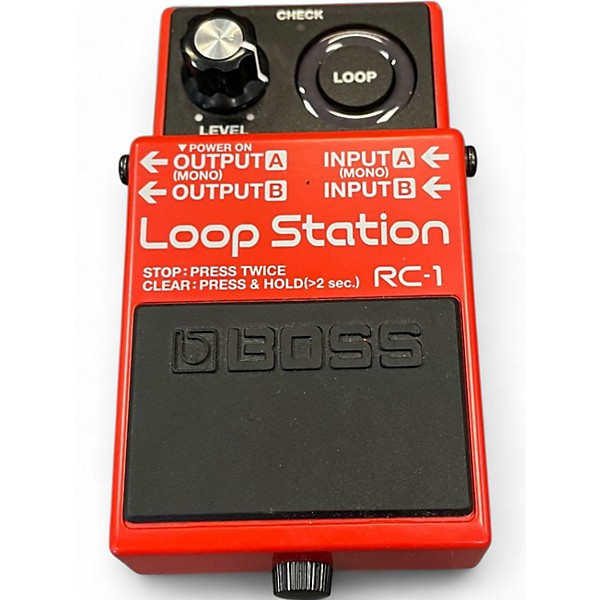 Used BOSS RC1 Loop Station Pedal | Guitar Center Used BOSS RC1 Loop Station Pedal | Guitar Center