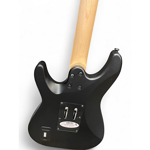 Used Schecter Guitar Research Diamond Series Sun Valley Super Shredder Satin Black Solid Body Electric Guitar