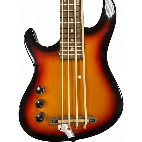 Used Hadean Uke Bass Sunburst Electric Bass Guitar