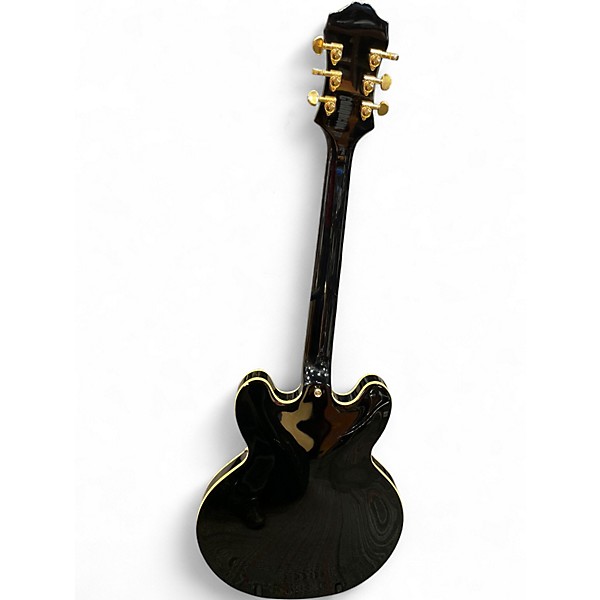 Used Epiphone Sheraton II Black Hollow Body Electric Guitar