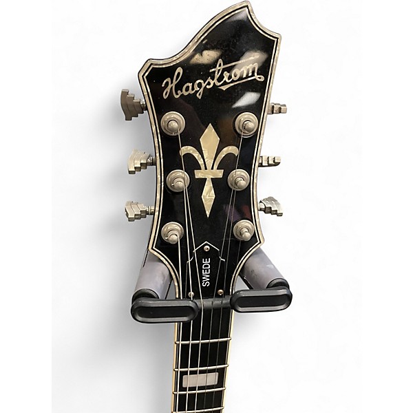 Used Hagstrom Standard Swede Black Solid Body Electric Guitar