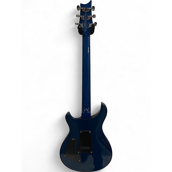Used PRS SE Custom 2408 Sapphire Blue Trans Solid Body Electric Guitar