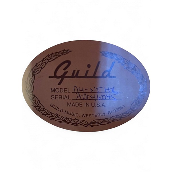 Used Guild D4-NT-HR HR NATURAL Acoustic Guitar