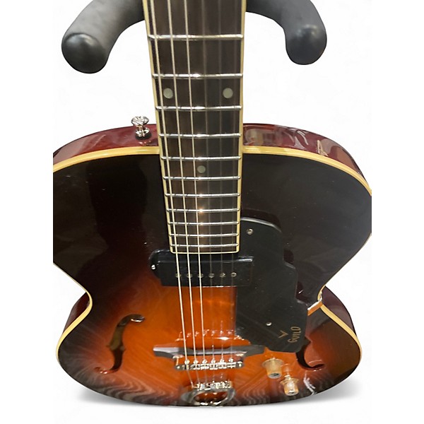 Used Guild p50 2 Color Sunburst Hollow Body Electric Guitar