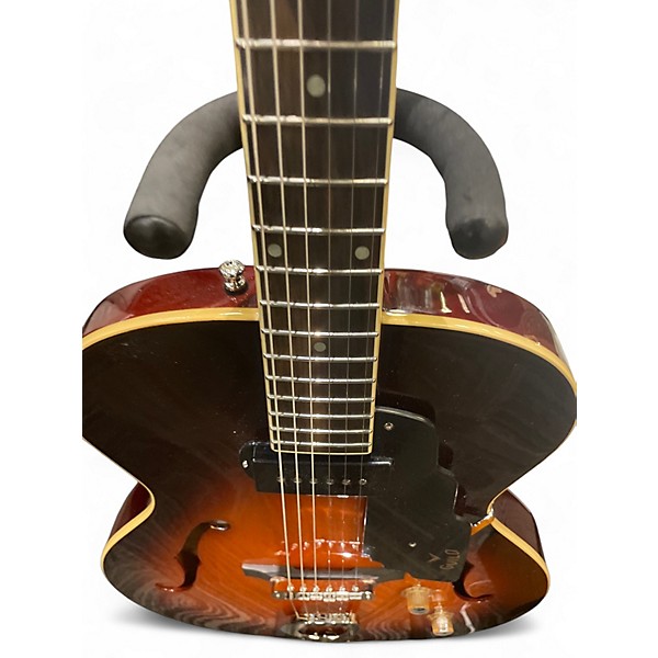 Used Guild p50 2 Color Sunburst Hollow Body Electric Guitar