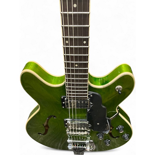 Used Guild Starfire Emerald Green Hollow Body Electric Guitar