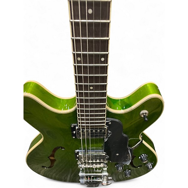Used Guild Starfire Emerald Green Hollow Body Electric Guitar