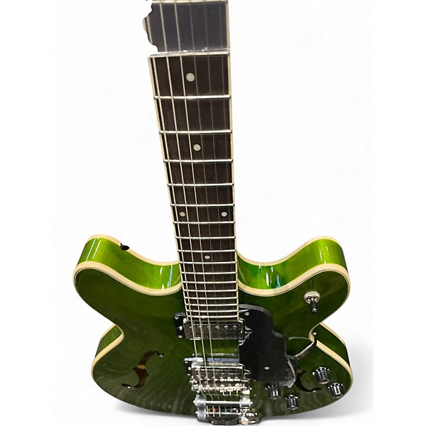Used Guild Starfire Emerald Green Hollow Body Electric Guitar
