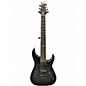 Used Schecter Guitar Research C7 Hellraiser Hybrid Black Solid Body Electric Guitar thumbnail