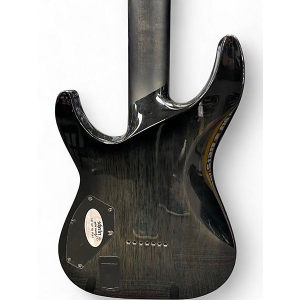 Used Schecter Guitar Research C7 Hellraiser Hybrid Black Solid Body Electric Guitar