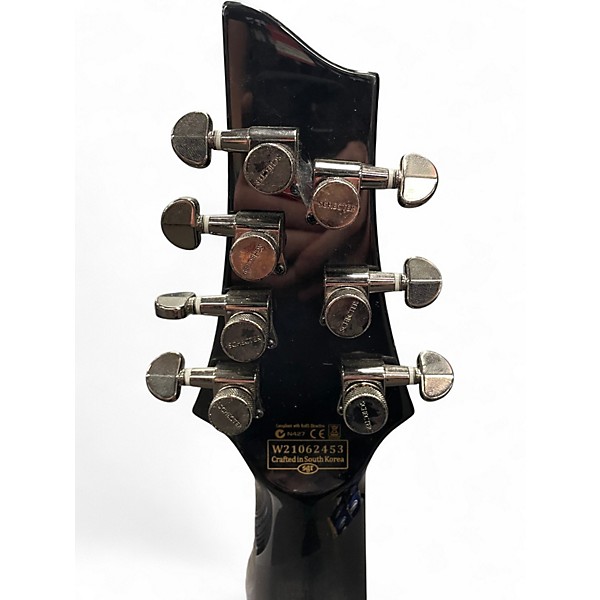 Used Schecter Guitar Research C7 Hellraiser Hybrid Black Solid Body Electric Guitar