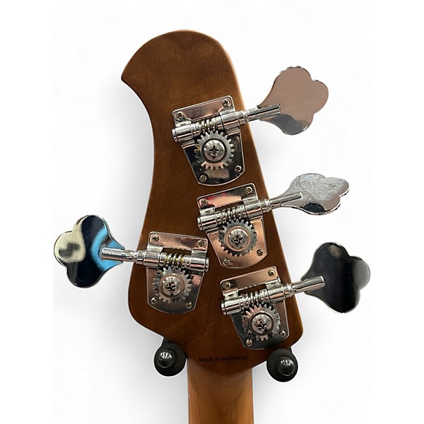 Used Sterling by Music Man RAY34 HH Daphne Blue Electric Bass Guitar