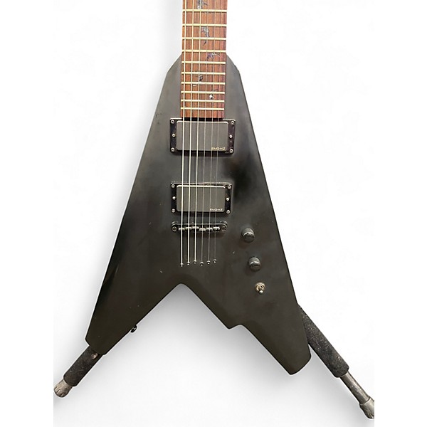 Used Schecter Guitar Research damien b2 Black Solid Body Electric Guitar