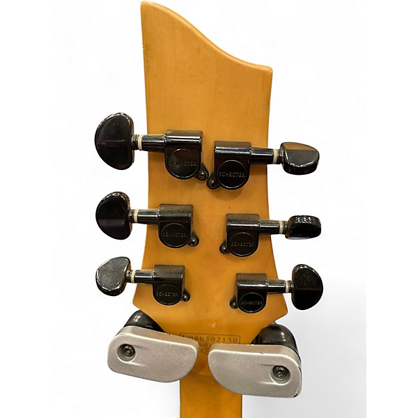 Used Schecter Guitar Research damien b2 Black Solid Body Electric Guitar