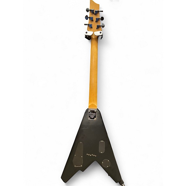 Used Schecter Guitar Research damien b2 Black Solid Body Electric Guitar