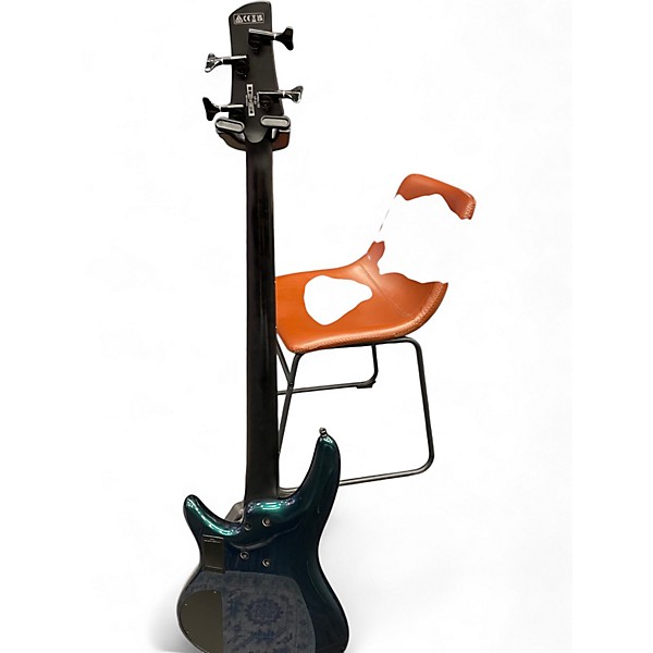 Used Ibanez SRMS720 Multi-scale Blue Chameleon Electric Bass Guitar