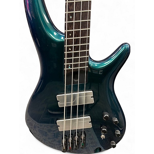 Used Ibanez SRMS720 Multi-scale Blue Chameleon Electric Bass Guitar