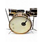 Vintage 1940 WFL 4 Piece 4 Piece Ludwig kit Gold Duco Drum Kit thumbnail