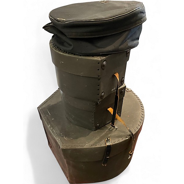 Vintage 1940 WFL 4 Piece 4 Piece Ludwig kit Gold Duco Drum Kit