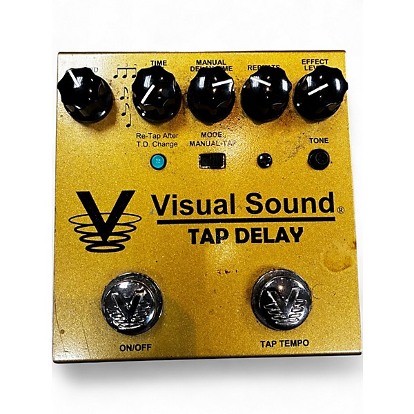 Used Visual Sound TAP DELAY Effect Pedal