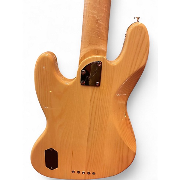Used Fender American Elite W/ Aftermarket CS Neck Jazz Bass 5 String Natural Electric Bass Guitar