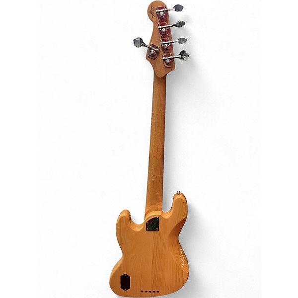 Used Fender American Elite W/ Aftermarket CS Neck Jazz Bass 5 String Natural Electric Bass Guitar