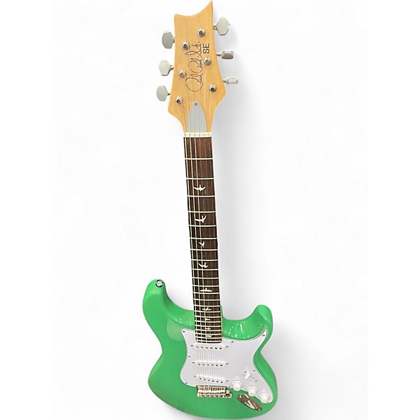 Used PRS SE Silver Sky Green Solid Body Electric Guitar