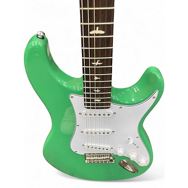 Used PRS SE Silver Sky Green Solid Body Electric Guitar