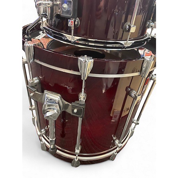 Used Premier 3 Piece Signia Maple Cherry Lacquer Drum Kit