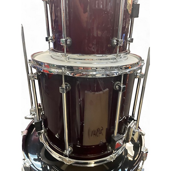 Used Premier 3 Piece Signia Maple Cherry Lacquer Drum Kit