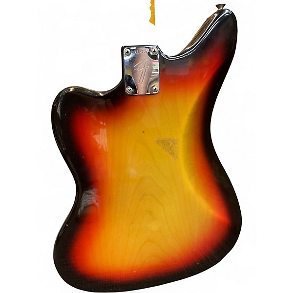 Vintage 1968 Fender Jaguar Sunburst Solid Body Electric Guitar