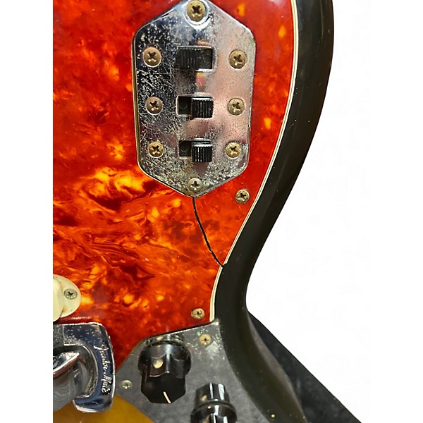 Vintage 1968 Fender Jaguar Sunburst Solid Body Electric Guitar