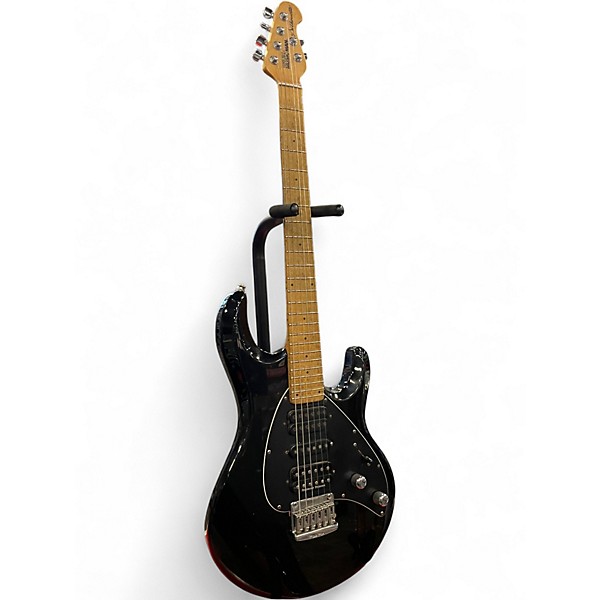 Used Ernie Ball Music Man Silhouette Standard Black Solid Body Electric Guitar