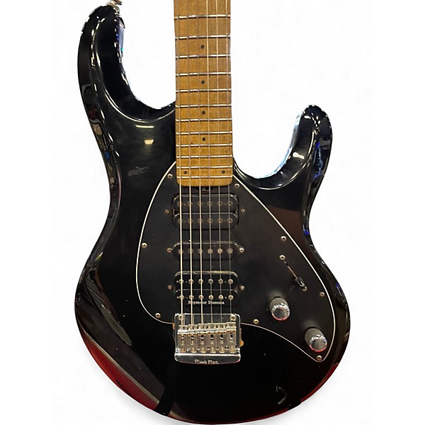 Used Ernie Ball Music Man Silhouette Standard Black Solid Body Electric Guitar