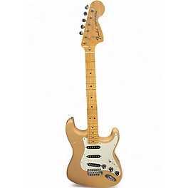 Used Fender Limited International Color Stratocaster Tan Solid Body Electric Guitar