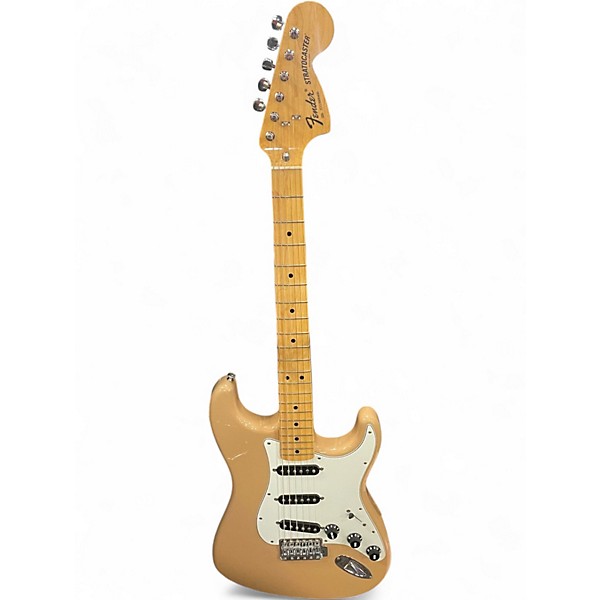 Used Fender Limited International Color Stratocaster Tan Solid Body Electric Guitar