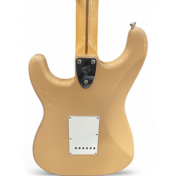 Used Fender Limited International Color Stratocaster Tan Solid Body Electric Guitar