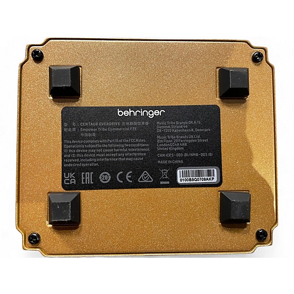 Used Behringer Centaur  Effect Pedal