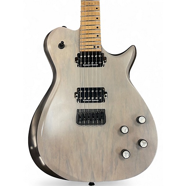 Used Kiesel scb6 Trans White Solid Body Electric Guitar