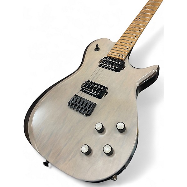 Used Kiesel scb6 Trans White Solid Body Electric Guitar