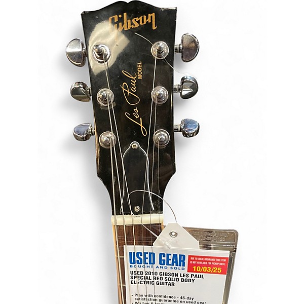 Used 2010 Gibson Les Paul Special RED Solid Body Electric Guitar