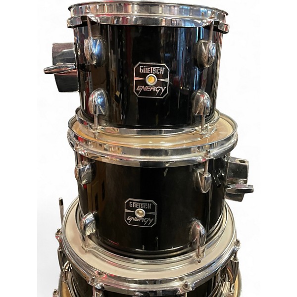 Used Gretsch Drums 5 Piece Energy Black Drum Kit