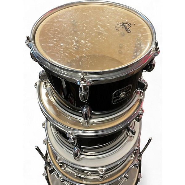 Used Gretsch Drums 5 Piece Energy Black Drum Kit