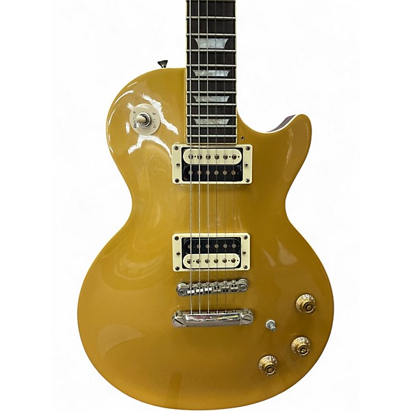 Used Epiphone Les Paul Traditional Pro Gold Solid Body Electric Guitar