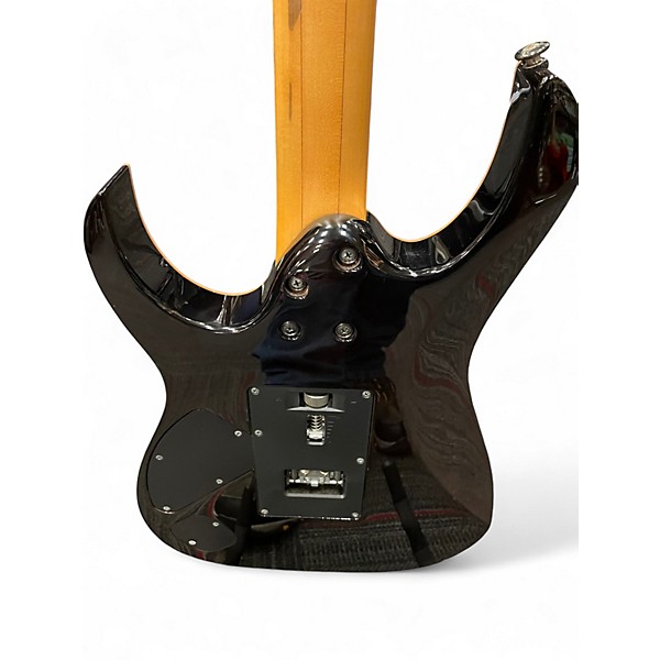 Used Ibanez RG2770Z Trans Black Solid Body Electric Guitar