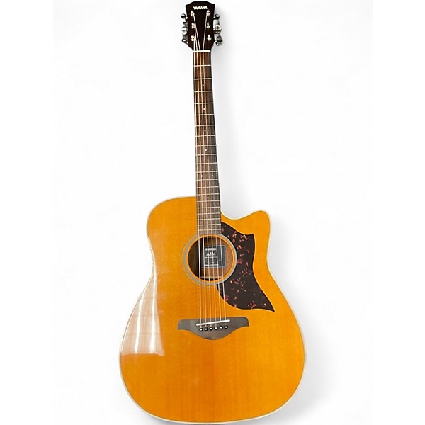 Used Yamaha A1M Natural Acoustic Electric Guitar