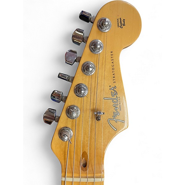 Used Fender American Standard Stratocaster Black Solid Body Electric Guitar